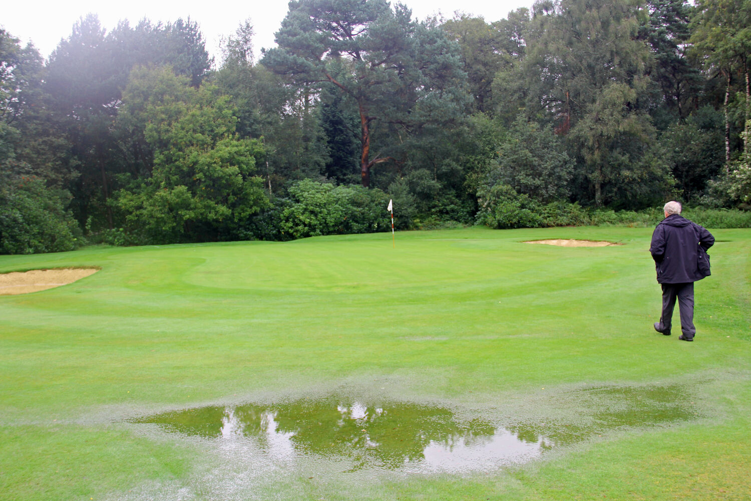 Rain stopped play