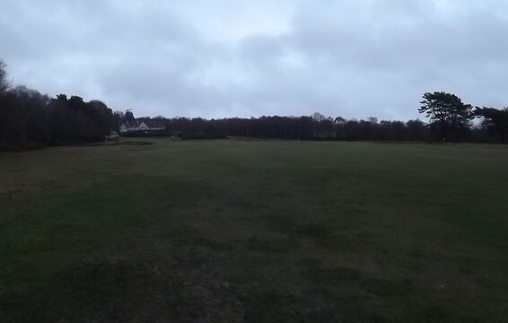 Prior to stripping viewed from the tee